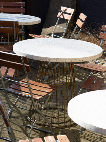 The Courtyard tables at The Frostery Living