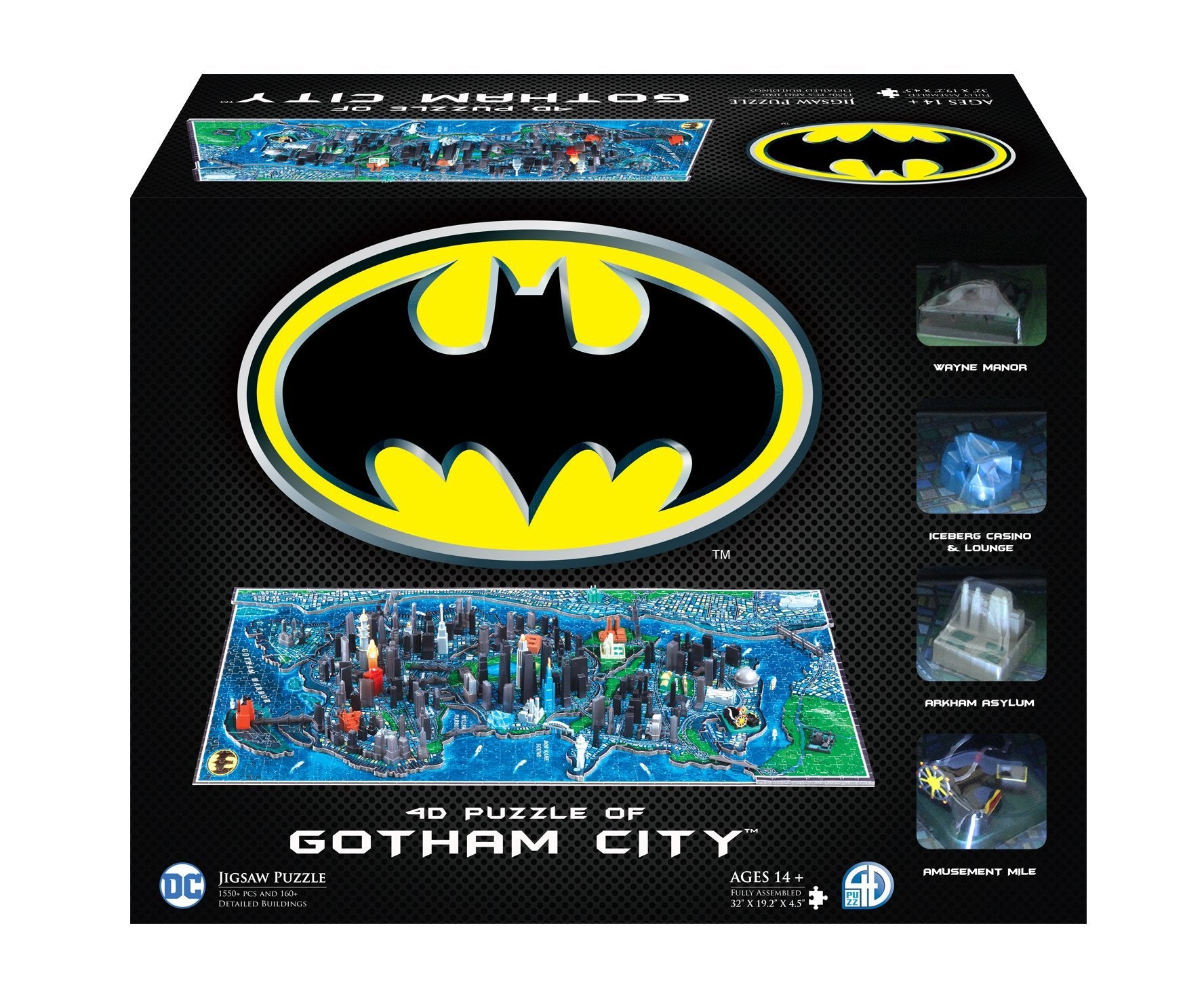 4d Batman Gotham City Puzzle 4d Puzzle 4d Cityscape