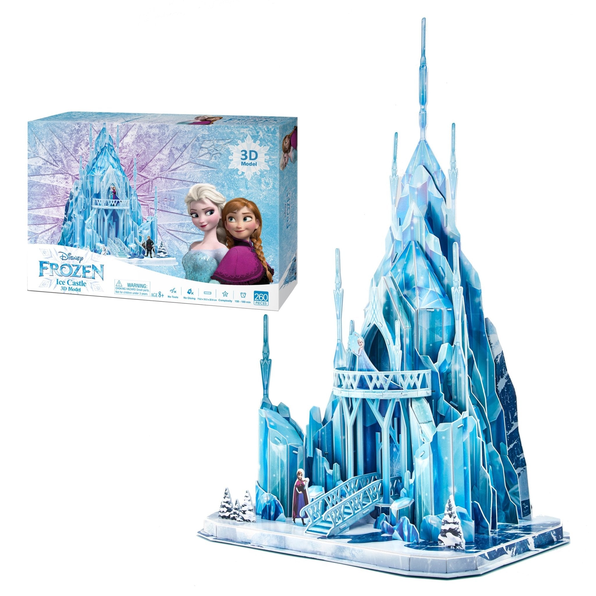 Frozen Ice Palace Model Kit 4d Puzzle 4d Cityscape