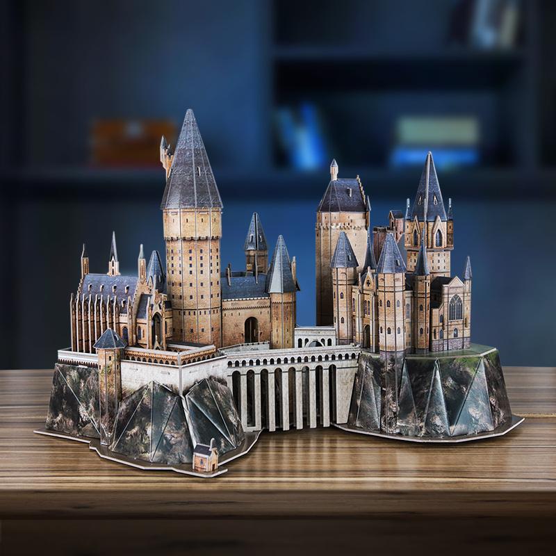 Harry Potter Hogwarts Castle Medium Size Set 4d Puzzle 4d Cityscape