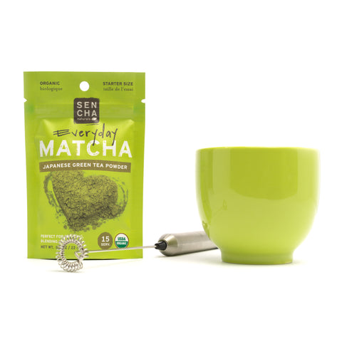 matcha green tea powder starter pack