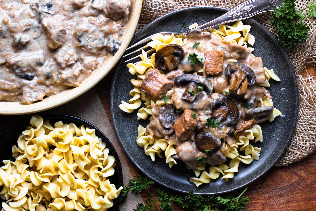 Crockpot Beef Stroganoff