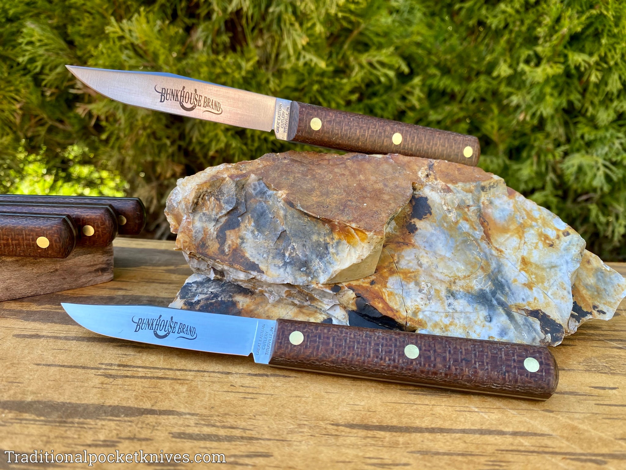 Great Eastern Cutlery #K31CAR Bunkhouse Brand Pairing Knife Rustic Bro C. LLC
