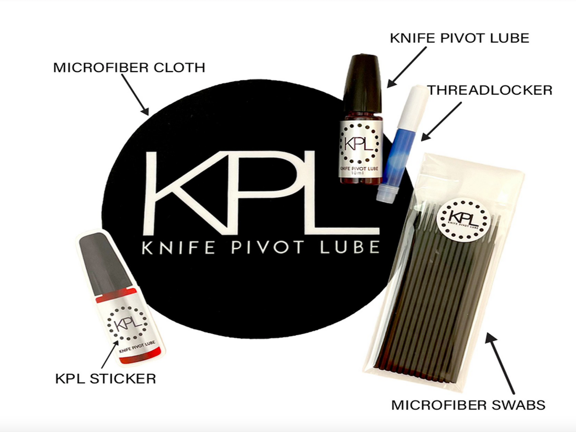 Knife Pivot Lube Combo Pack 2 - KPL Knife Pivot Oil and KPL ULTRA-LITE -  The Knife Joker