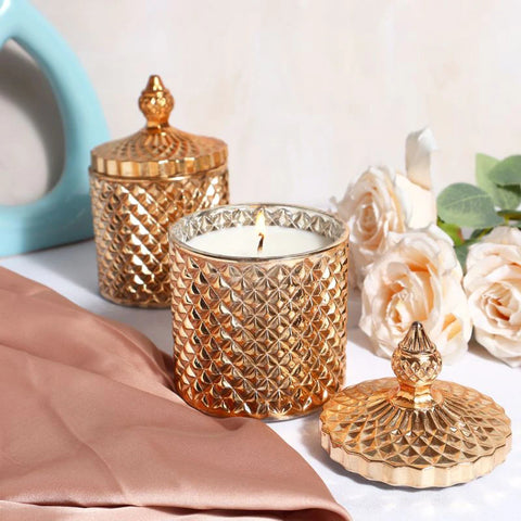 Diamond Jar Scented Candle Set, Candle Set