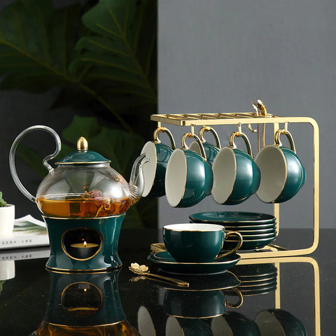 The Le Royal Emerald Tea Set will be the perfect Holi gift for such a soul.