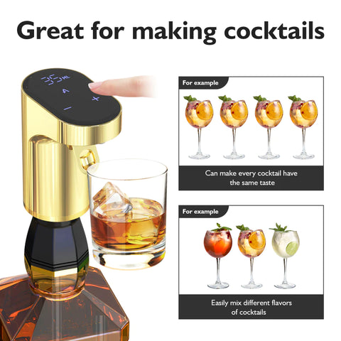 The Smart Electric Liquor Dispenser not only looks elegant, but also comes with intuitive utility functions.