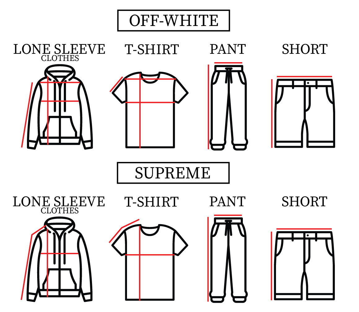 yeezy clothing size chart