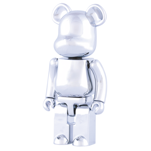 BE@RBRICK 招き猫 銀メッキ 発光 400％ – CONCEPTSTOREHK