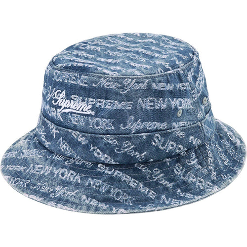 SUPREME 21SS WARP JACQUARD LOGOS DENIM CRUSHER – CONCEPTSTOREHK