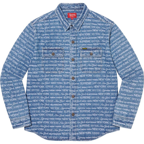 Denim Baseball Jersey - fall winter 2022 - Supreme