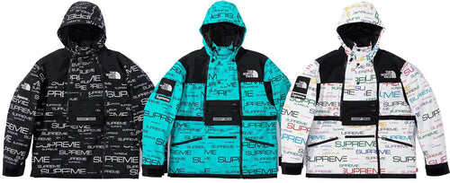 SUPREME 21FW X THE NORTH FACE LENTICULAR MOUNTAINS HOODED