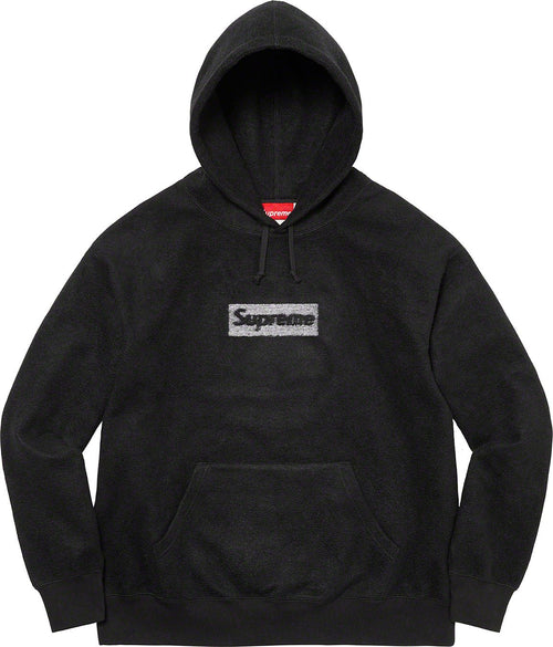 Supreme Chalk box logo hooded sweatshirt