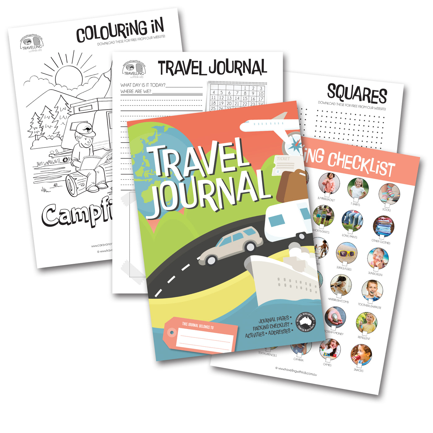 children's travel journal australia