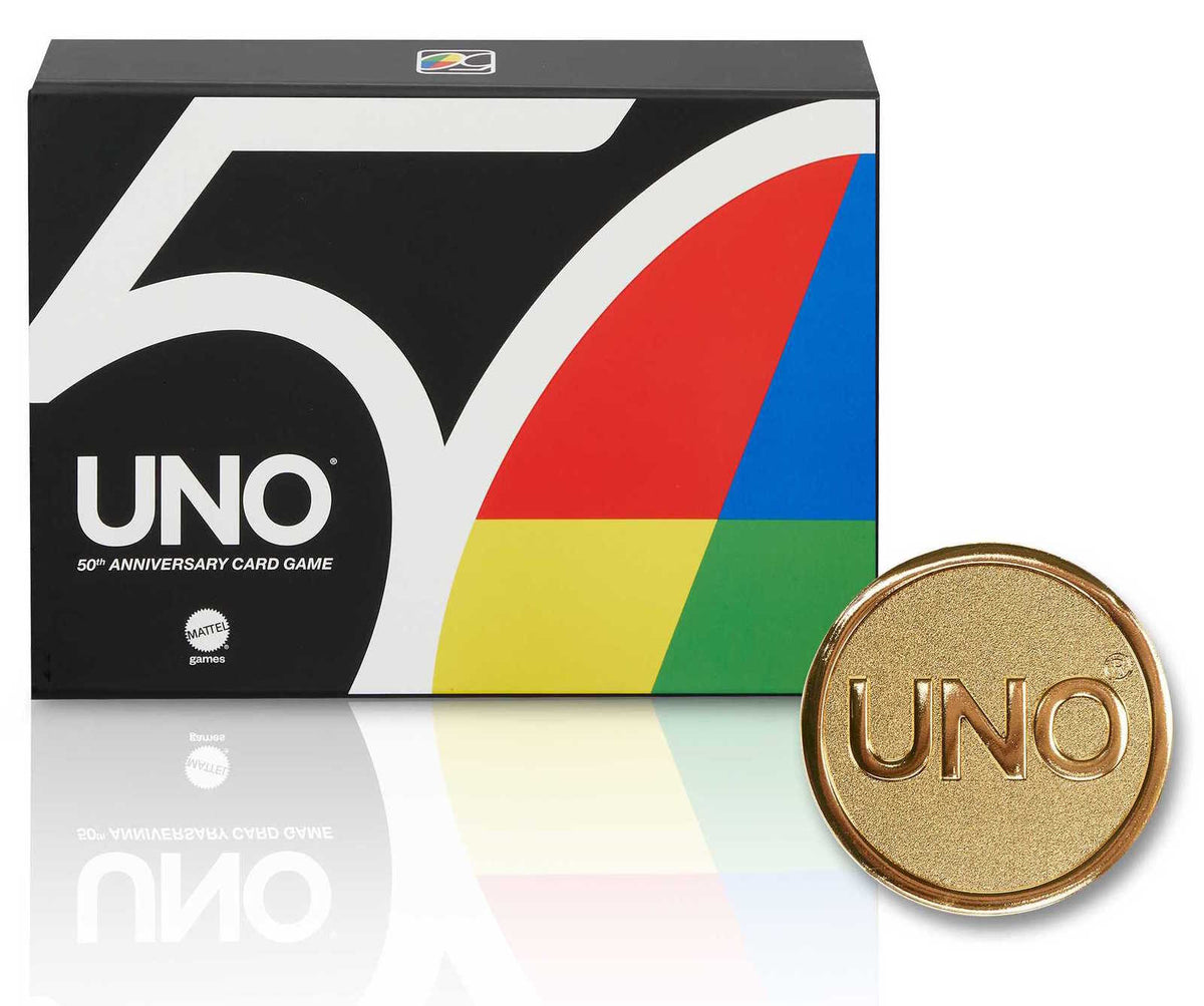 UNO Playing Card 50th Anniversary Game Family Fun – Adventure Awaits