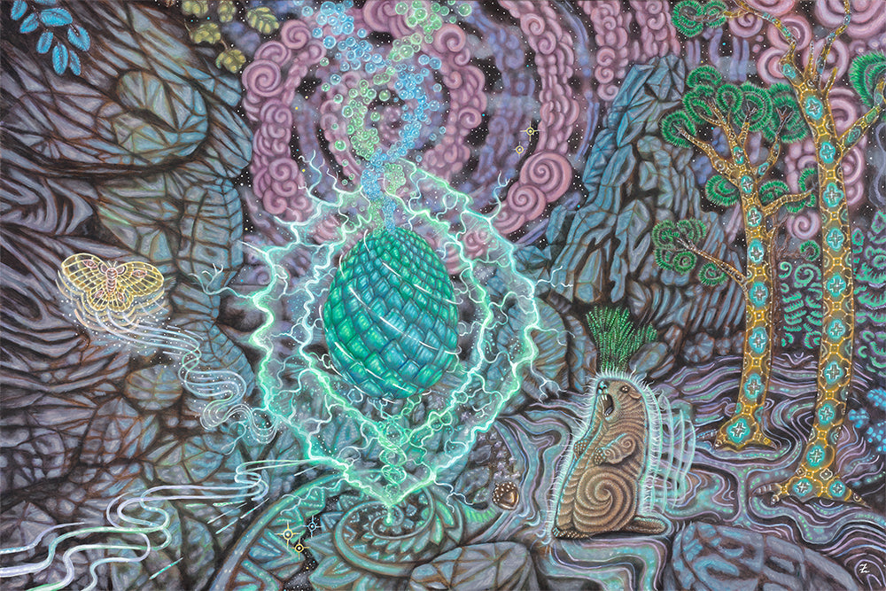 It Was a Weird Night at Dragon's Tooth - Canvas Prints