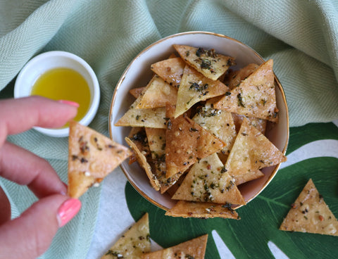 Garlic Corn Chips