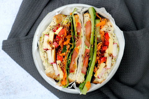 Loaded Salad Sandwich