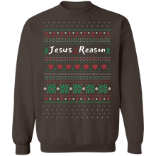 Load image into Gallery viewer, Ugly Christmas Pullover Sweatshirt  - Jesus is the Reason
