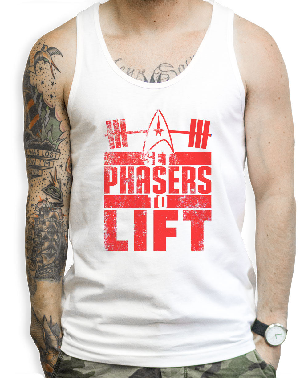 Set Phasers To Lift Tank Tops – Stride Fitness Apparel