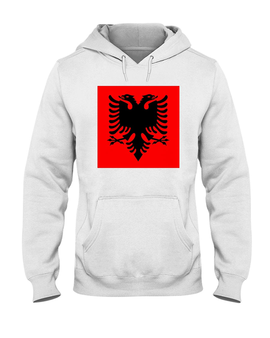 Albania Flag Gildan Hoodie