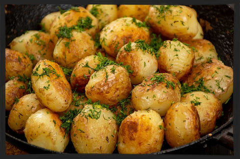 roasted baby new potatoes