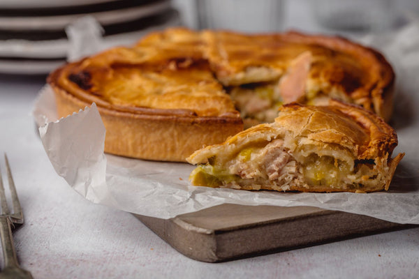 family pie chicken leek and bacon