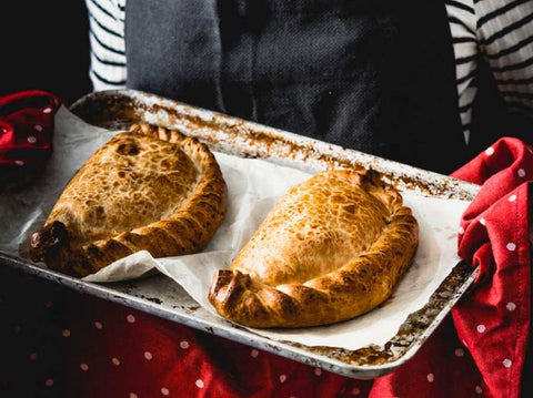 pasties from the oven