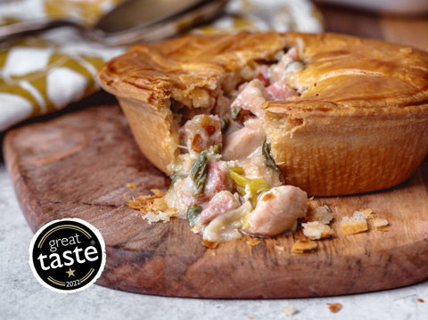 Pie Individual Chicken, Leek and Bacon Pie Chunk of Devon