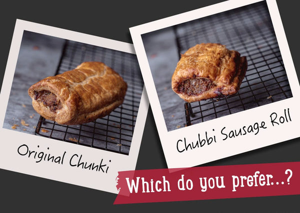 Chunki and Chubbi Sausage rolls