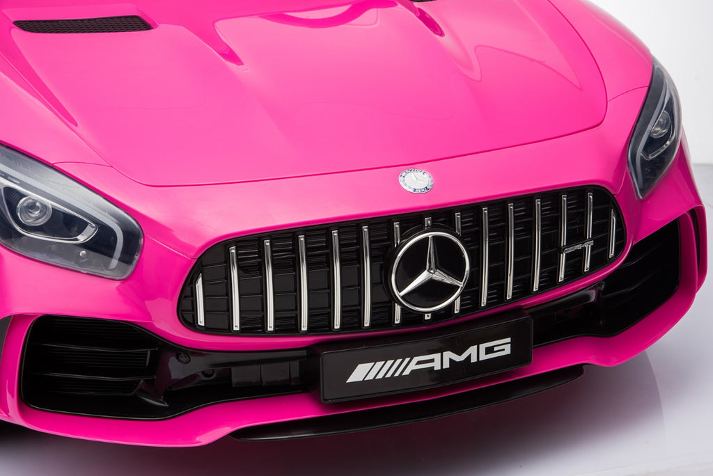 pink mercedes amg ride on car