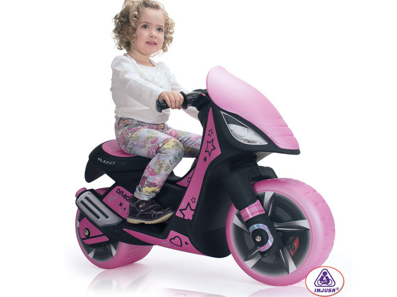 pink moped for kids