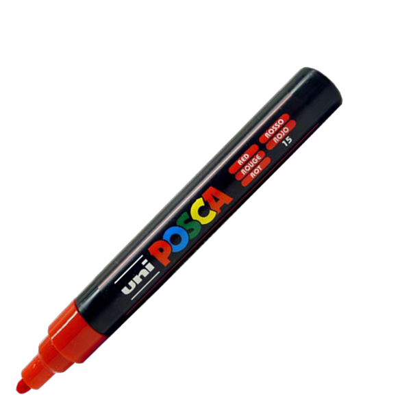 Uni 1PC POSCA Plumones PC-17k Paint Marker Pen Big Thick Head Pop Poster  Advertising Water-Soluble Pen Graffiti Painting 15mm
