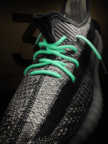 Glow in the dark laces for Yeezy Boost