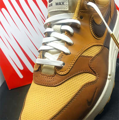 Lederschnürsenkel von One-Up Store am Air Max 1 Sneaker Day