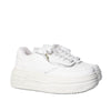 Tenis blanco x plata para mujer 1171-Z518