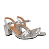 Sandalia tacon plata para mujer 215-Z522