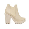 Botin beige para mujer 358-Z96