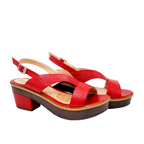 Sandalia rojo para mujer S61-Z06