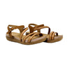 Sandalia plana camel para mujer 6030-Z83