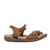 Sandalia plana camel para mujer 6050-Z83