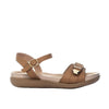 Sandalia plana camel para mujer 6055-Z83