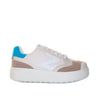 Tenis beige x azul para mujer 290-Z275