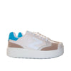 Tenis beige x azul para mujer 290-Z275