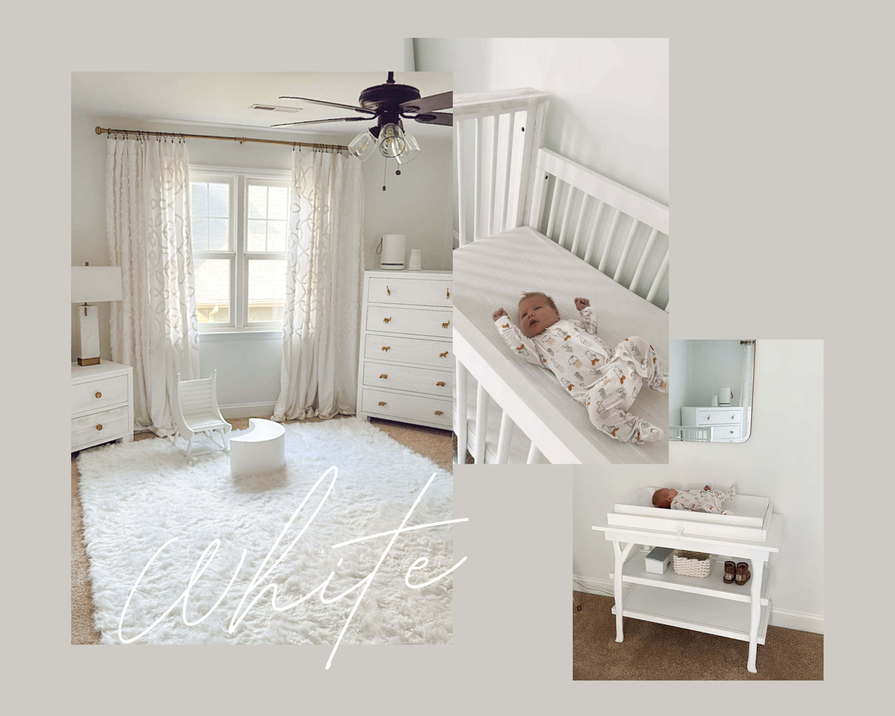 White Nursery | Modern Motherhood | True Collection 