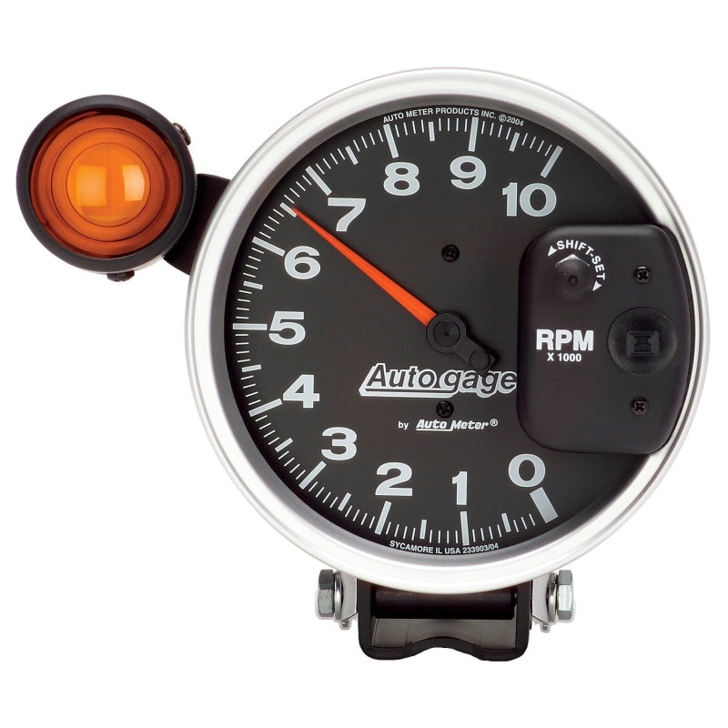  Autometer 5 inch 10,000 RPM Monster Shift Lite Pedestal Tachometer 