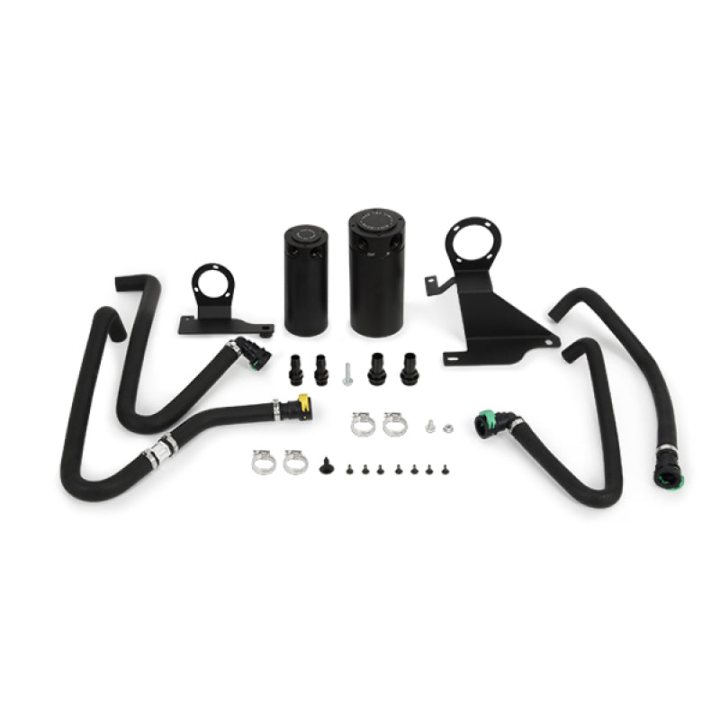  Mishimoto 11-14 Ford F-150 EcoBoost 3.5L Baffled Oil Catch Can Kit - Black 