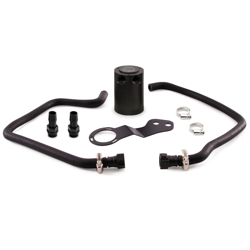  Mishimoto 2016+ Chevrolet Camaro SS Baffled Oil Catch Can Kit - Black 