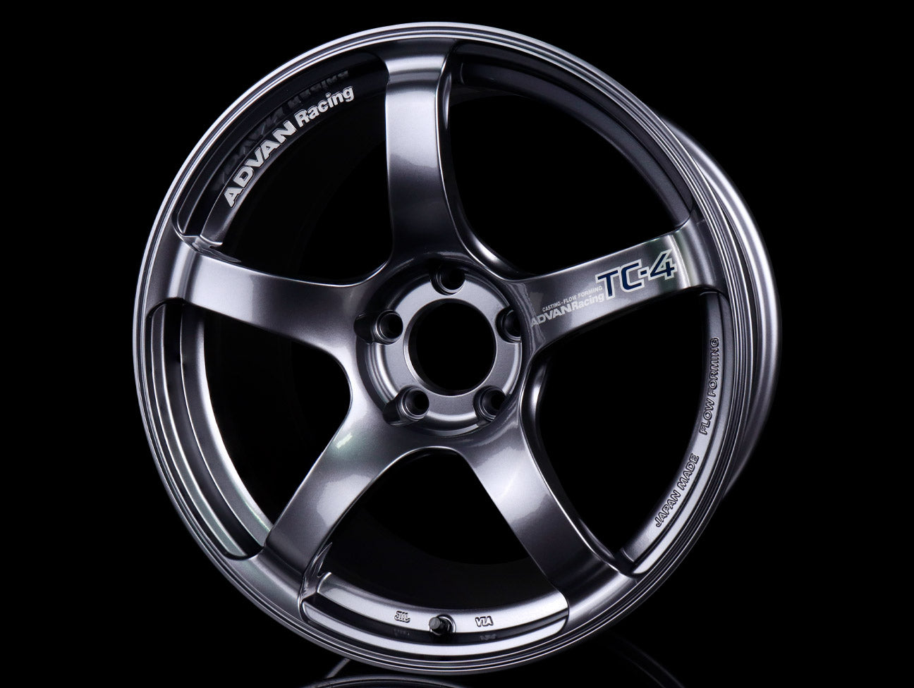  Advan Racing TC4 Wheels - Gun Metallic / 18x9.5 / 5x114 / +35 