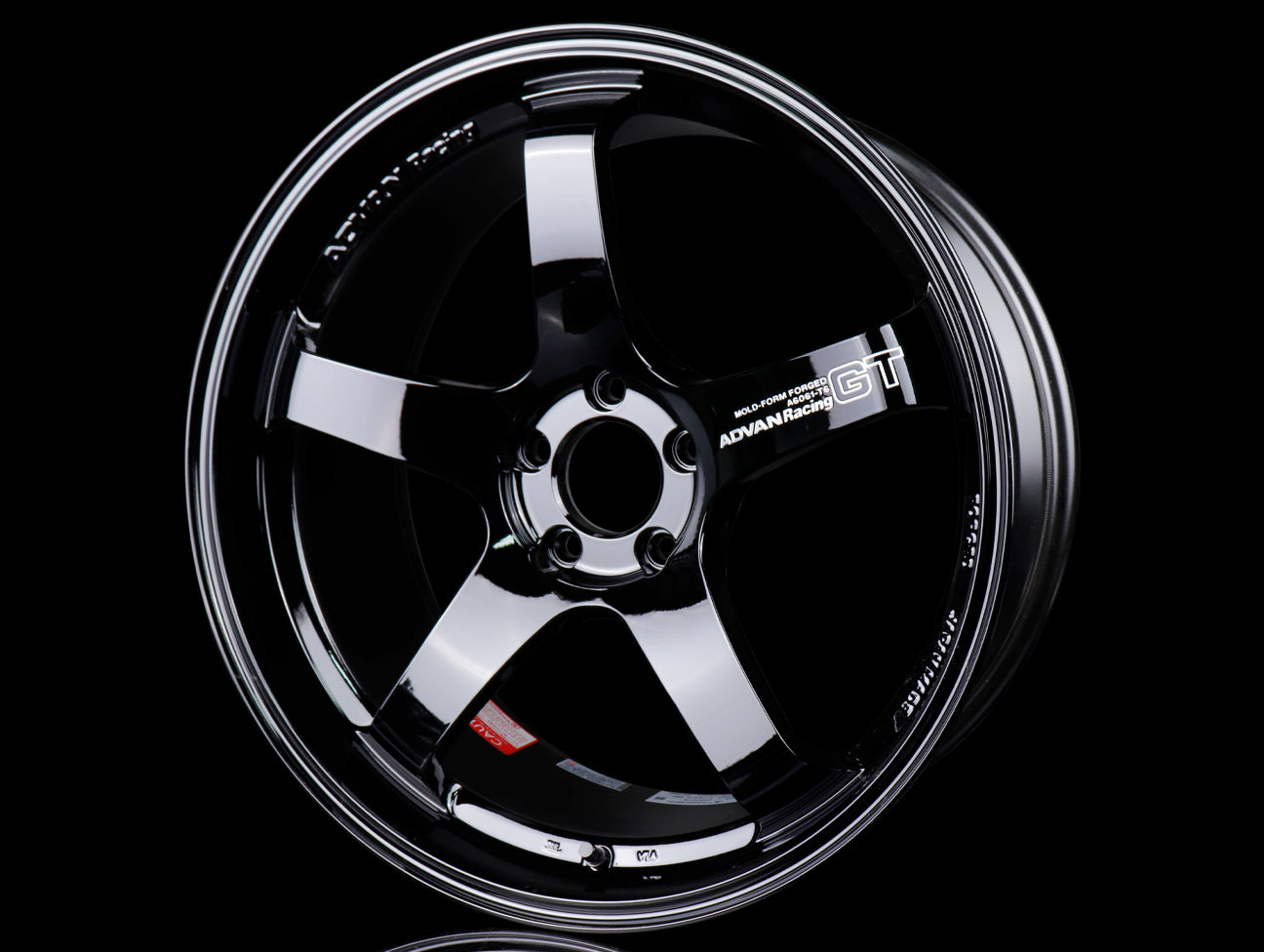  Advan Racing GT Wheels - Racing Gloss Black / 20x9.5 / 5x114 / +28 